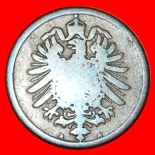 * ADLER (1873-1877): DEUTSCHLAND ★ 2 PFENNIG 1874A! WILHELM I. (1871-1888) * GERMANY ★ 