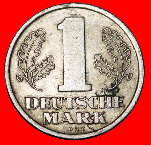* DEUTSCHE MARK (1956-1963)★ DEUTSCHLAND ★ 1 MARK 1956A! ENTDECKUNG MÜNZE!  *  GERMANY ★  DISCOVERY COIN!