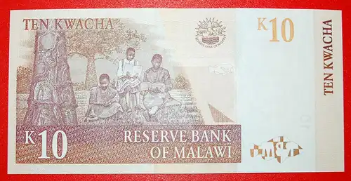 * FISCH UND BOOT: MALAWI ★ 10 KWACHA 2004 KFR!!! KNACKIG!