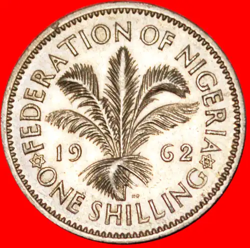 * DAVIDSTERNE★ NIGERIA ★ 1 SHILLING 1962!