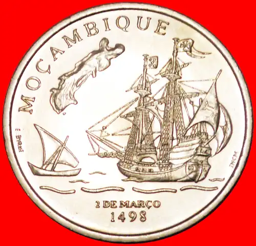 * SCHIFF: PORTUGAL ★ 200 ESCUDOS 1498 1998 STG STEMPELGLANZ! MOSAMBIK UNGEWÖHNLICH!  * SHIP: PORTUGAL ★ MOZAMBIQUE UNCOMMON!