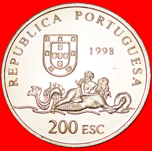 * SCHIFF: PORTUGAL ★ 200 ESCUDOS 1498 1998 STG STEMPELGLANZ! MOSAMBIK UNGEWÖHNLICH!  * SHIP: PORTUGAL ★ MOZAMBIQUE UNCOMMON!