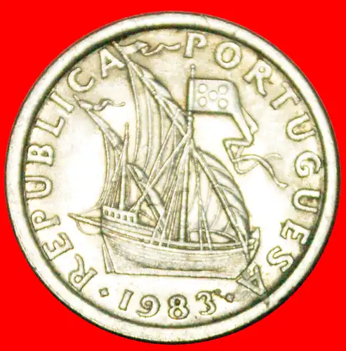 * SCHIFF (1963-1985): PORTUGAL ★ 2,50 ESCUDOS 1983!