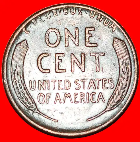 * WEIZEN PENNY (1909-1958): USA ★ 1 CENT 1946D! LINCOLN (1809-1865) 