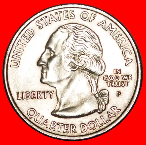 * SCHIFFE 1607-2007: VEREINIGTEN STAATEN ★ 1/4 DOLLAR 1788 2000P WASHINGTON (1789-1797)! STG STEMPELGLANZ!!! von der Rolle! 