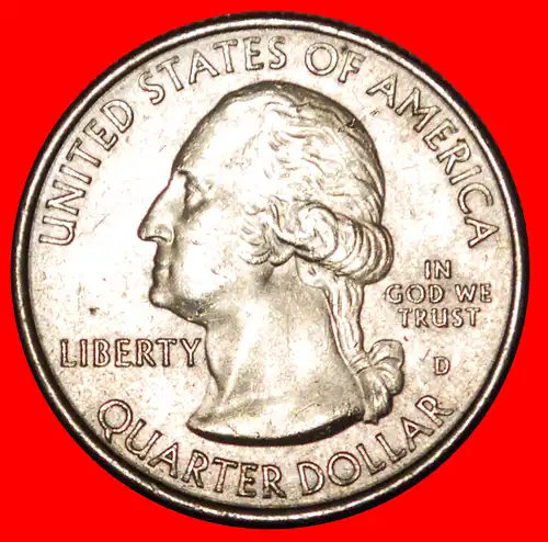 * WAFFE: USA ★ 1/4 DOLLAR 2016D uSTG STEMPELGLANZ! WASHINGTON (1789-1797)