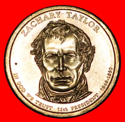 * TAYLOR (1849-1850): USA ★ 1 DOLLAR 2009P STG STEMPELGLANZ! 