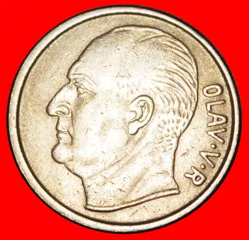 * PFERD (1958-1973): NORWEGEN ★ 1 KRONE 1961! OLAV V. (1957-1991) * NORWAY ★ 