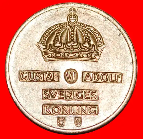 * GEWÜRZTE KRONE (1952-1971): SCHWEDEN ★ 2 OERE 1959TS! * SWEDEN ★