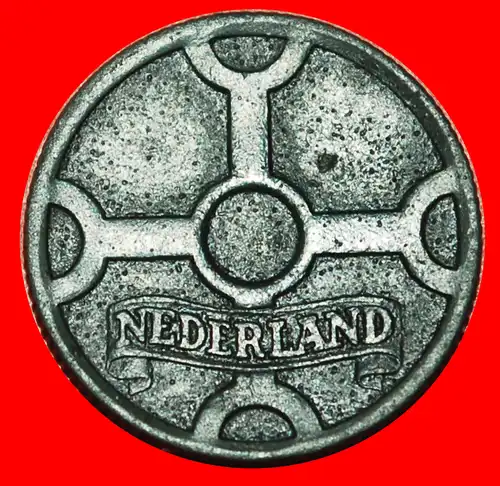 * BESETZUNG DURCH DEUTSCHLAND KREUZEN (1941-1944): NIEDERLANDE ★ 1 CENT 1944! FEHLER! * OCCUPATION by GERMANY: NETHERLANDS ★ ERROR!