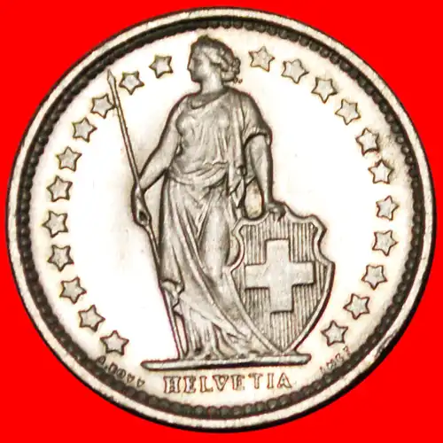 * OHNE STERN: SCHWEIZ ★ 1/2 FRANKEN 1975 uSTG STEMPELGLANZ! ENTDECKUNG MÜNZE! * SWITZERLAND ★ DISCOVERY COIN! 