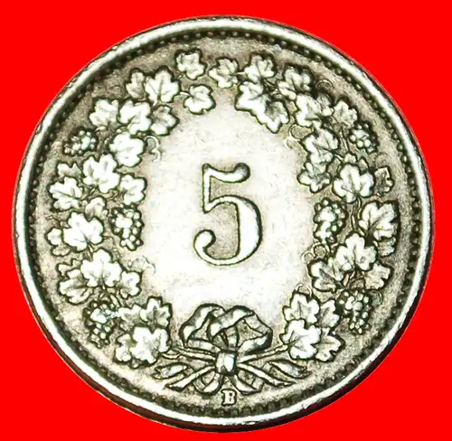 * FREIHEIT (1879-2022): SCHWEIZ ★ 5 RAPPEN 1943B KRIEGSZEIT (1939-1945) ENTDECKUNG MÜNZE! * SWITZERLAND ★ DISCOVERY COIN!  