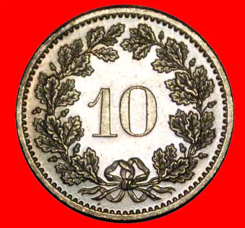 * FREIHEIT (1879-2022): SCHWEIZ ★ 10 RAPPEN 1982! ENTDECKUNG MÜNZE! uSTG STEMPELGLANZ! * SWITZERLAND ★ DISCOVERY COIN!  