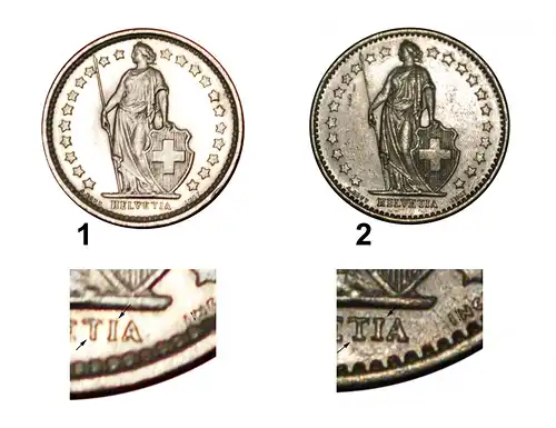 * OHNE STERN (1875-1982): SCHWEIZ ★ 1/2 FRANKEN 1981 VZGL STEMPELGLANZ! ENTDECKUNG MÜNZE! * SWITZERLAND ★ DISCOVERY COIN!  