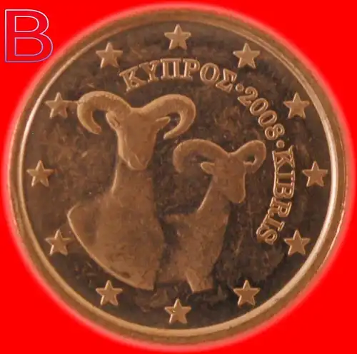 * DREI STEMPEL A, B und C FINNLAND★ ZYPERN 1 CENT 2008! UNGEWÖHNLICH! uSTG STEMPELGLANZ! *  FINLAND ★ CYPRUS ★UNCOMMON