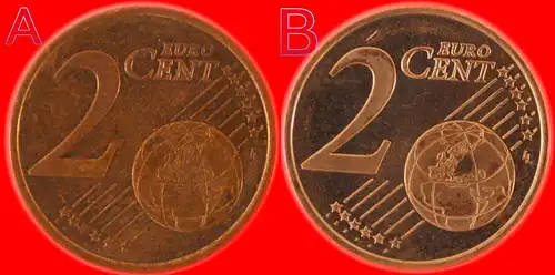 * ZWEI STEMPEL A und B FINNLAND★ ZYPERN ★ 2 CENTS 2008 uSTG STEMPELGLANZ! *  FINLAND ★ CYPRUS ★