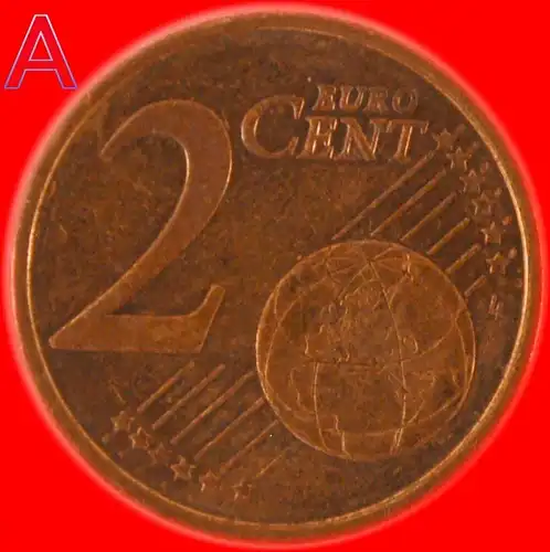 * ZWEI STEMPEL A und B FINNLAND★ ZYPERN ★ 2 CENTS 2008 uSTG STEMPELGLANZ! *  FINLAND ★ CYPRUS ★