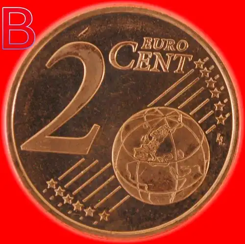 * ZWEI STEMPEL A und B FINNLAND★ ZYPERN ★ 2 CENTS 2008 uSTG STEMPELGLANZ! *  FINLAND ★ CYPRUS ★