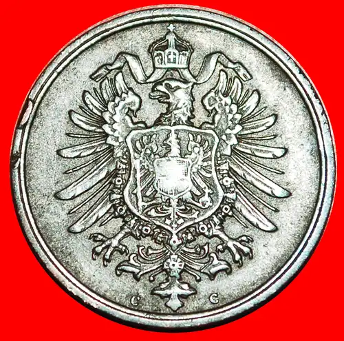 * ADLER (1873-1877): DEUTSCHLAND ★ 2 PFENNIG 1874C! WILHELM I. (1871-1888) *  GERMANY ★ 