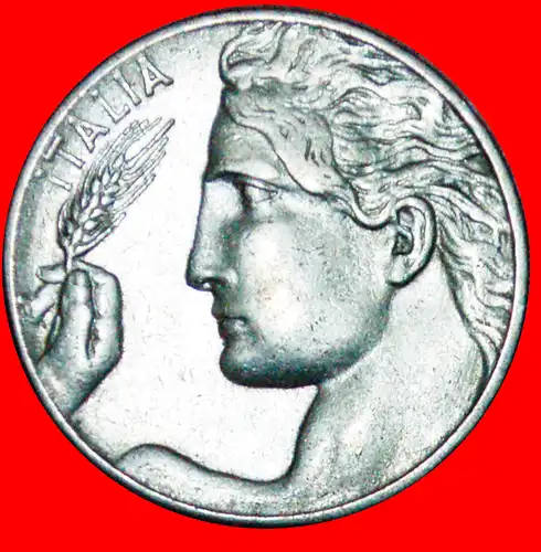 * FLACHE FACKEL (1907-1935): ITALIEN ★ 20 CENTESIMOS 1914R! ENTDECKUNG MÜNZE! * FLYING TORCH: ITALY ★  DISCOVERY COIN!