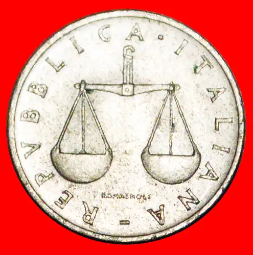 * FÜLLHORN (1951-2001): ITALIEN ★ 1 LIRA 1957R uSTG STEMPELGLANZ! * ITALY ★ 