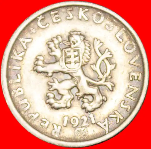 * SICHELE (1921-1938): TSCHECHOSLOWAKEI ★ 20 HELLER 1921! * SICKLE: CZECHOSLOVAKIA ★