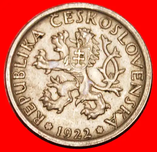 * ERNTE (1922-1938)★ TSCHECHOSLOWAKEI ★ 1 KRONE 1922! * CZECHOSLOVAKIA ★