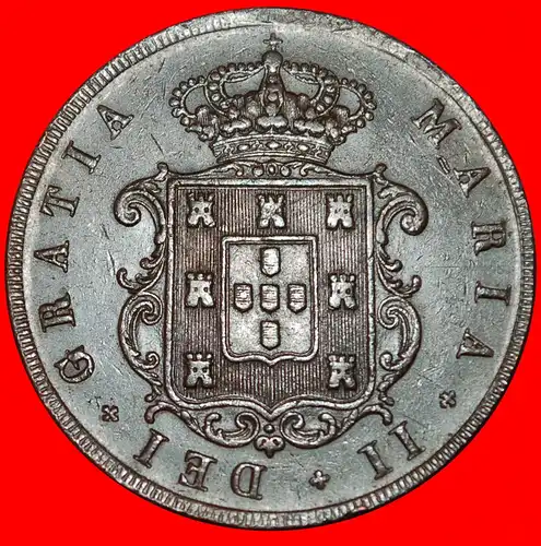 * MARIA II. (1834-1853): PORTUGAL ★ 20 REIS 1850! TYP (1847-1853)