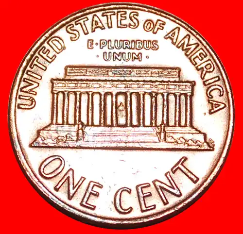 * MEMORIAL (1959-1982): USA ★ 1 CENT 1969 VZGL STEMPELGLANZ! LINCOLN (1809-1865) * MEMORIAL: USA ★