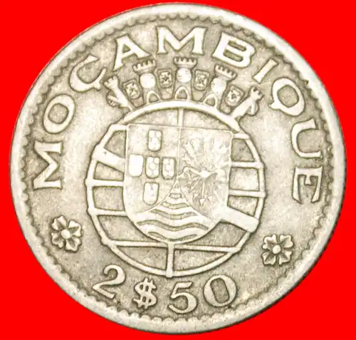 * PORTUGAL (1952-1973): MOSAMBIK ★ 2.50 ESCUDOS 1954 ARMILLARSPHÄRE! * MOZAMBIQUE ★