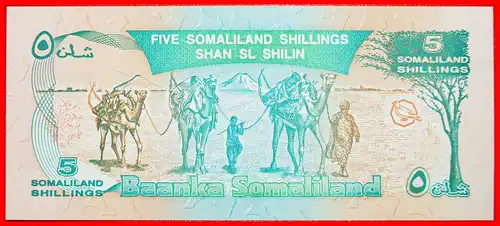 * JUNGFRAUENBRUST: SOMALILAND ★ 5 SCHILLING 1994 KFR KNACKIG! * ★ UNC CRISP! 