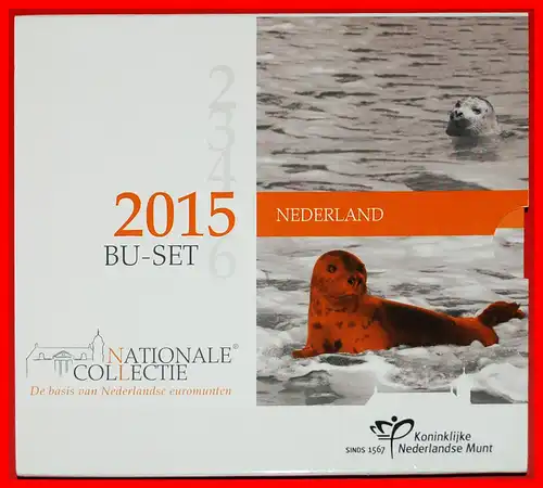 * WILLEM-ALEXANDER (2013-): NIEDERLANDE ★ KMS 2015 (8 MÜNZEN)! NATIONALE SAMMLUNG! UNGEWÖHNLICH! *  NETHERLANDS ★ BU SET  NATIONAL COLLECTION! UNUSUAL!