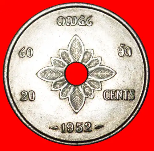 * FRANKREICH: LAOS ★ 20 CENT 1952 ELEFANTEN von LAO! * FRANCE: LAOS ★ 