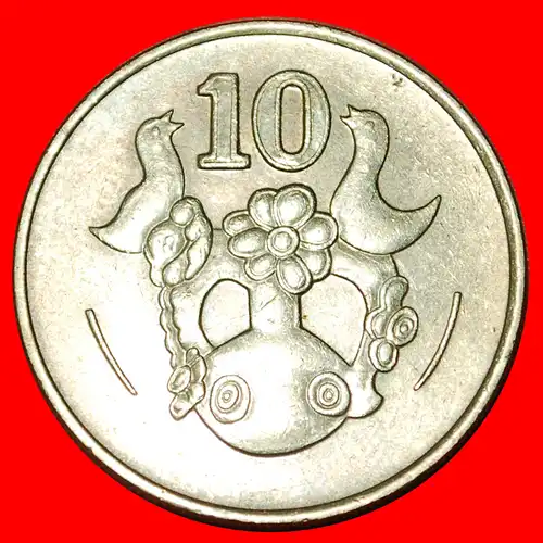 * VASE MIT VÖGELN (1983-2004): ZYPERN ★ 10 CENTS 1994! GROSSBRITANNIEN! * CYPRUS ★ GREAT BRITAIN! 