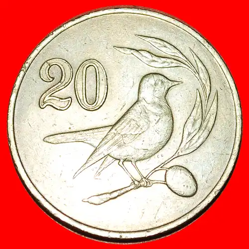 * VÖGEL (1983-1988): ZYPERN ★ 20 CENTS 1985! GROSSBRITANNIEN! * CYPRUS ★ GREAT BRITAIN! 