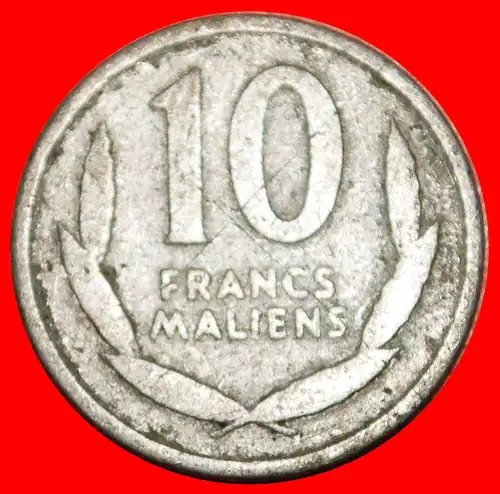 * TSCHECHOSLOWAKEI: MALI ★ 10 FRANCS 1961 UNGEWÖHNLICH! PFERD! * CZECHOSLOVAKIA: MALI ★ UNCOMMON! 