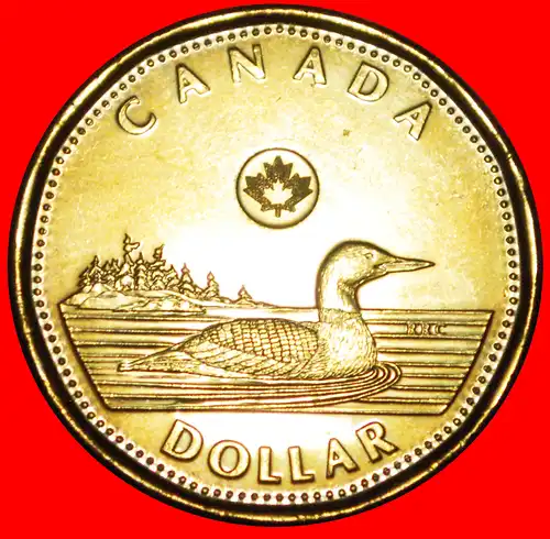 * GLÜCKLICHE LOONIE (2004-2022): KANADA ★ 1 DOLLAR 2018 STG STEMPELGLANZ! * LUCKY LOONIE: CANADA ★