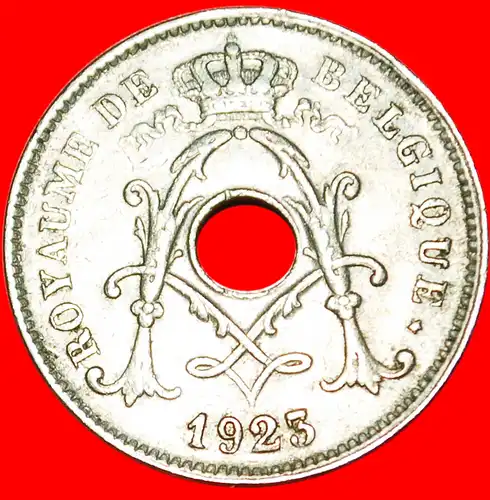 * FRANZÖSISCHE LEGENDE: BELGIEN ★ 10 CENTIMES 1923! ALBERT I. (1909-1934)  *BELGIUM  ★ 