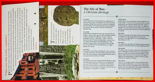 * GROSSBRITANNIEN: INSEL MAN ★ BRILLIANT UNCIRCULATED MÜNZENSAMMLUNG 2003 SELTEN! ASTRONOMIE! * GREAT BRITAIN: ISLE OF MAN ★ BRILLIANT UNCIRCULATED COIN COLLECTION 2003 RARE! ASTRONOMY!