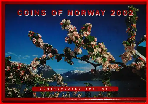 * ENGLISCHER TEXT: NORWEGEN ★ BRILLIANT UNCIRCULATED KMS 2002! HARALD V. (1991-)   * NORWAY ★