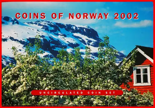 * ENGLISCHER TEXT: NORWEGEN ★ BRILLIANT UNCIRCULATED KMS 2002! HARALD V. (1991-)   * NORWAY ★