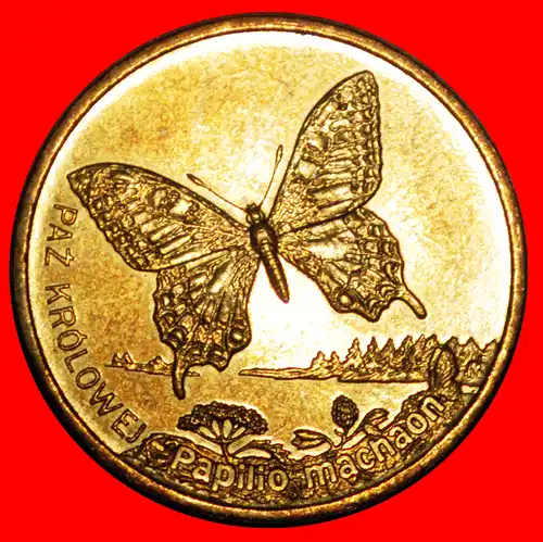 * SCHMETTERLING SELTEN: POLEN ★ 2 ZLOTY 2001 NORDISCHES GOLD STG STEMPELGLANZ! *RARE: POLAND ★ 