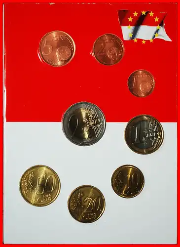 * FRANKREICH (2001-2004): MONACO ★ 10-20-50 EUROCENT 1-2 EURO 2002 STG STEMPELGLANZ! UNGEWÖHNLICH! RAINIER III. (1949-2005)  * FRANCE: MONACO ★  UNCOMMON!