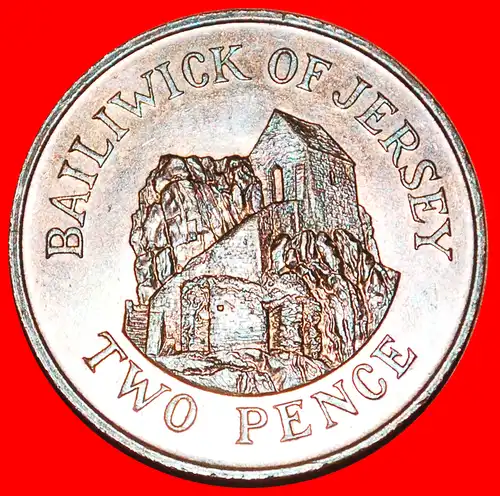 * GROSSBRITANNIEN: JERSEY ★ 2 PENCE 1990 HERMITAGE!  * GREAT BRITAIN: JERSEY ★