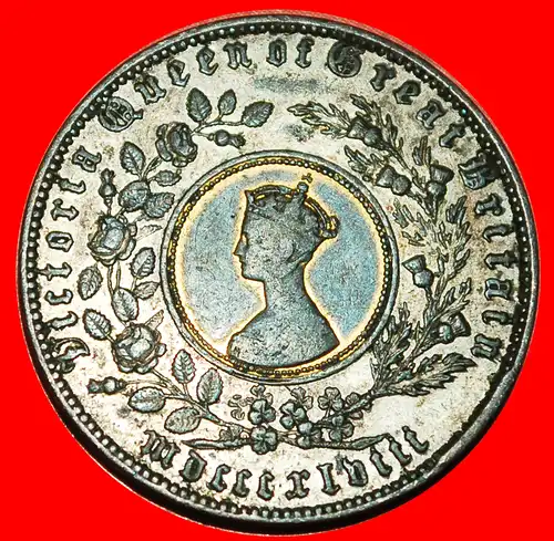 * GOLD UND SILBER: GROSSBRITANNIEN ★ CROWN 1848! UNGEWÖHNLICH! VICTORIA (1837-1901) * GOLD AND SILVER: GREAT BRITAIN ★  UNUSUAL! 