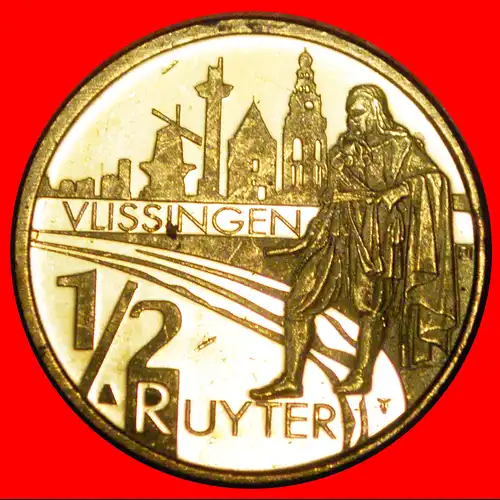 * DE RUYTER 1607-1676: NIEDERLANDE ★ 1/2 RUYTER (=50 EUROCENT) 2007 VLISSINGEN! STG STEMPELGLANZ! *  NETHERLANDS ★