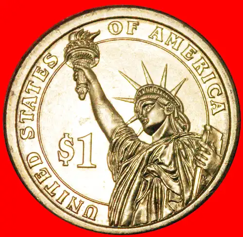 * NICHT GLATTE KANTE: USA ★ 1 DOLLAR 2007D WASHINGTON (1789-1797) VZGL STEMPELGLANZ! * NO PLAIN EDGE: USA ★ 