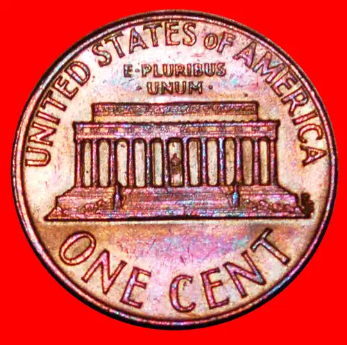 * MEMORIAL (1959-1982): USA ★ 1 CENT 1973D VZGL STEMPELGLANZ! LINCOLN (1809-1865)