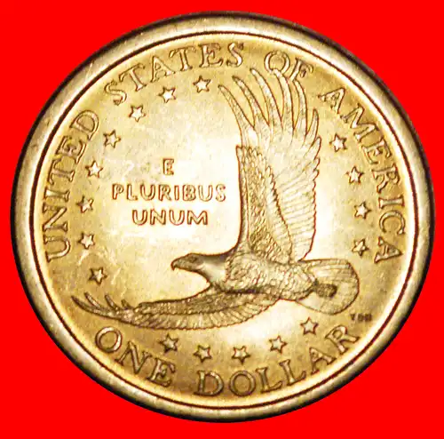 * SACAGAWEA (1788-1812): USA ★ 1 DOLLAR 2000P STG von der Rolle!