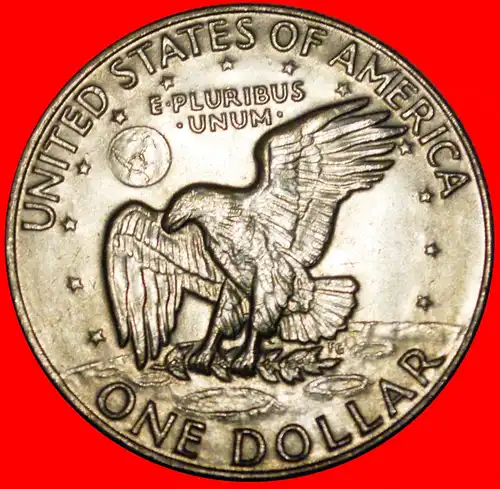 * MOND-DOLLAR (1971-1999): US ★ 1 DOLLAR 1978 STG! EISENHOWER (1890-1969) * LUNAR DOLLAR: USA ★